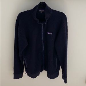Patagonia Fleece Jacket in Navy Blue